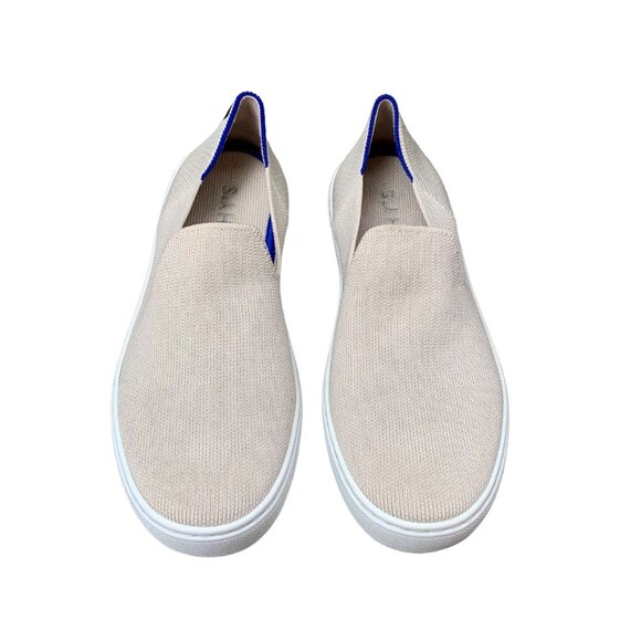 ROTHY'S Sand Original Slip On Sneaker Womens 6.5 37 Shoes Rothys Fabric Flat Tan